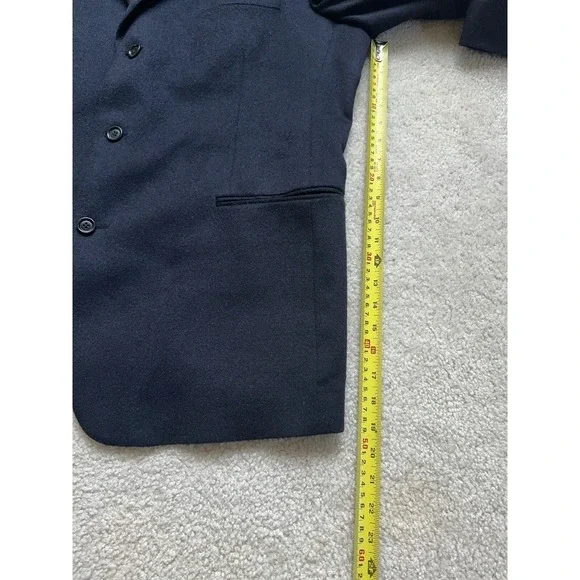 Today'sMan Pure Cashmere Blazer Made In Italy R44 Inch Deep Navy - Picture 10 of 16